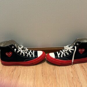 Comme des Garçons red soled Converse